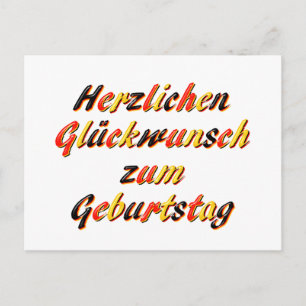 Postal Feliz cartão de aniversário