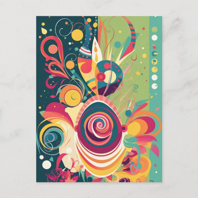 Postal Feliz Cartão de Aniversário (Frente)