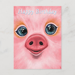 Postal Feliz Cartão de Aniversário - Pequeno Leitinho