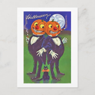 Postal Feliz Cartão de Halloween