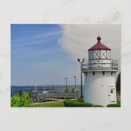 Postal Frente do Portão de Newburyport do Farol do Cartão