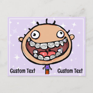 Postal Gabinete Ortodontico Novo Cartão de Boas-vindas ao