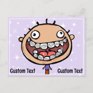 Postal Gabinete Ortodontico Novo Cartão de Boas-vindas ao