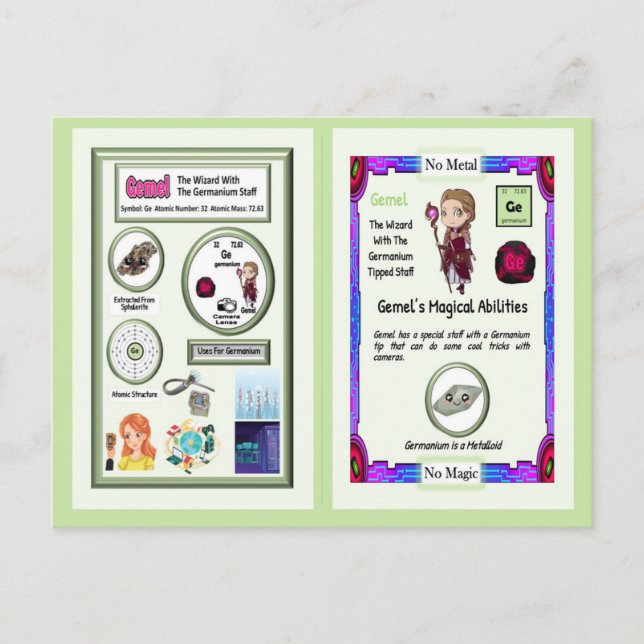 Postal Gemel - Cartão de Comércio Germânico (Frente)