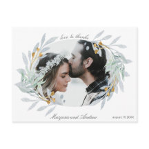 Gentle Botanics | Cartão de Foto Obrigado
