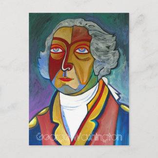 Postal George Washington Cartão Poste