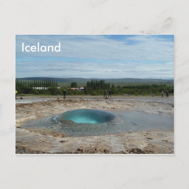 Postal Geyser prestes a explodir! cartão de saudação (Frente)