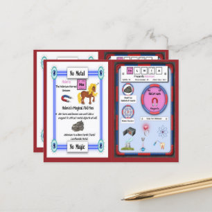 Postal Holmia - Cartão de Jogo Holmo Horn Unicorn