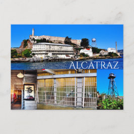 POSTAL ILHA ALCATRAZ SÃO FRANCISCO CALIFÓRNIA CARTÃO POST