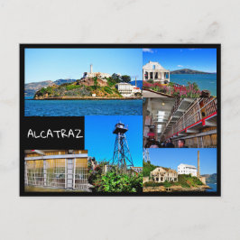 POSTAL ILHA ALCATRAZ SÃO FRANCISCO CALIFÓRNIA CARTÃO POST
