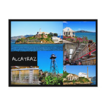 ILHA ALCATRAZ SÃO FRANCISCO CALIFÓRNIA CARTÃO POST