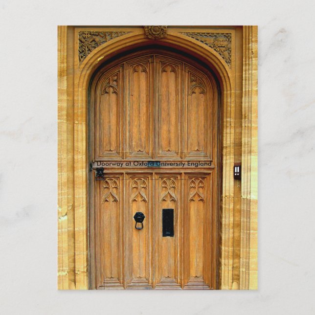 Postal Imagem da Universidade de Oxford para cartão posta (Frente)