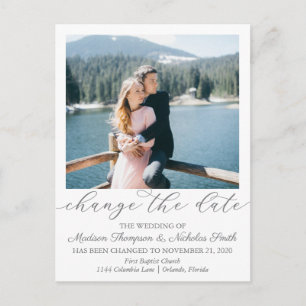 Postal Imagem Retrato Elegante Alterar A Data Cartão Post