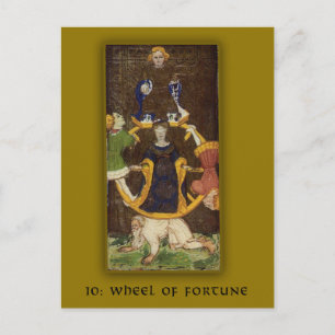 Postal Imagens de Cartão Visconti-Sforza Tarot em Cartõ