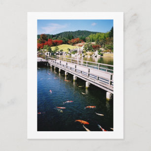 Postal Jardim Sankeien: Cidade Mihara, Japão - Cartão Pos