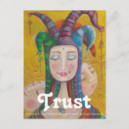 Postal Jester Garota do Circo| Cotação TRUST do Cartão Po