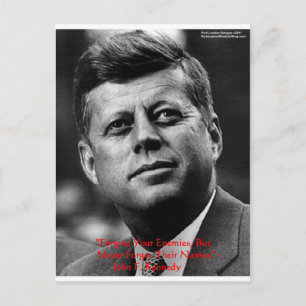Postal JFK "Perdoe Não Esqueça" Ofertas e Cartão De Ci