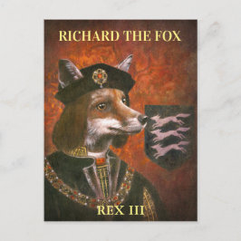 Postal King Richard O Terceiro Cartão Fox