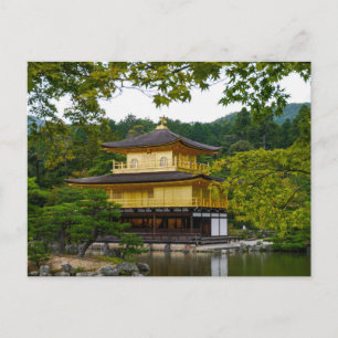 Postal Kinkaku-ju (Pavilhão Dourado), Kyoto - Cartão Post
