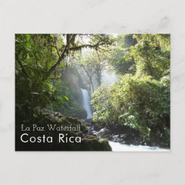 Postal La Paz Waterfall, Vara Blanca, Costa Rica Cartão p