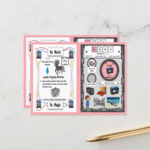 Postal Lauda - Cartão de Jogo Chumbo Horn Unicorn