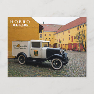 Postal Legal Dinamarca, Hobro Cartão Postal!