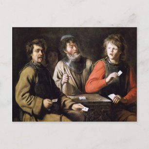 Postal Leitores de cartão de Jan Steen