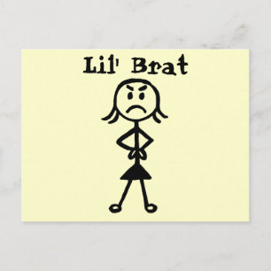 Postal Lil'Brat, cartão
