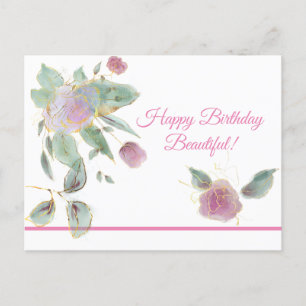 Postal Lindo cartão de aniversário