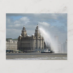 Postal Liverpool De Edifícios Hepáticos - Cartão Posta
