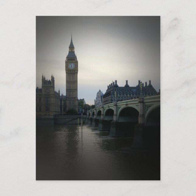 Postal Londres - cartão de Big Ben (Frente)