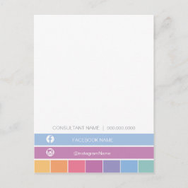 Postal LuLaRoe Obrigado / Cartão de instruções de assistê