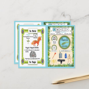 Postal Maggie - Cartão de Jogo Magnésio Horn Unicorn