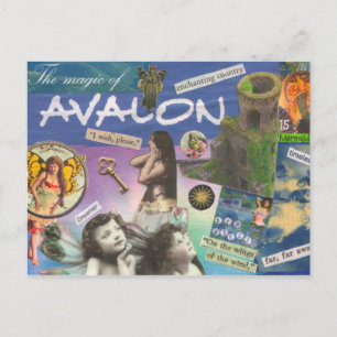 Postal Mágica do cartão de Avalon