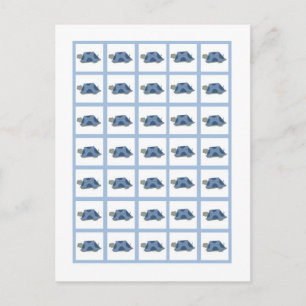 Postal Marcadores de Cartão de Bingo Pulam Dragonfly De 