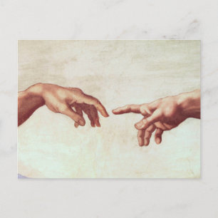 Postal Michelangelo entrega o cartão