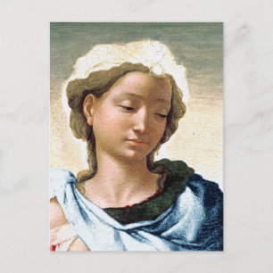 Postal Michelangelo Madonna e Cartão de Natal para Crianç