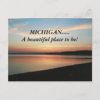 Postal MICHIGAN...Um belo lugar para estar! postar cartão