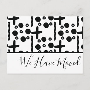 Postal Movimentámos Cartão de Posto Tribal Abstrato Min