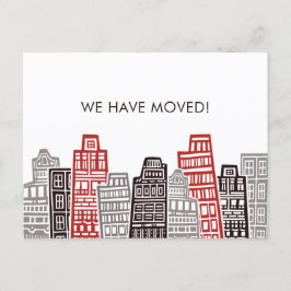 Postal Mudámos o novo cartão de anúncio de mudança de end