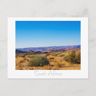 Postal Namaqualand Nature View South Africa SA Cartão pos