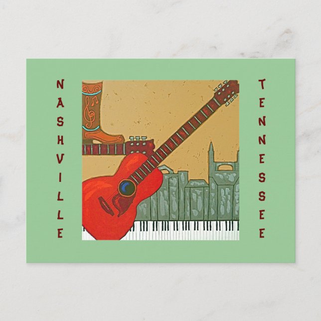 Postal Nashville, cartão do TN (Frente)
