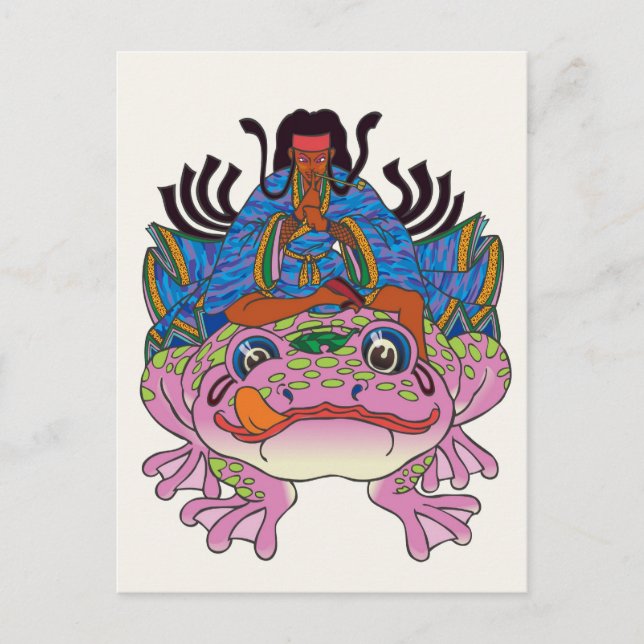 Postal Ninja Tsukikage 忍 者 月 Cartão 景 (Frente)