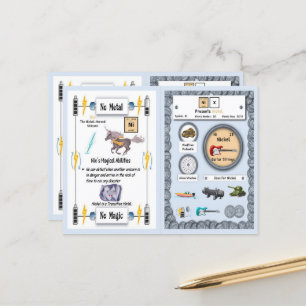 Postal Nix - Cartão de Jogo Níquel Horn Unicorn