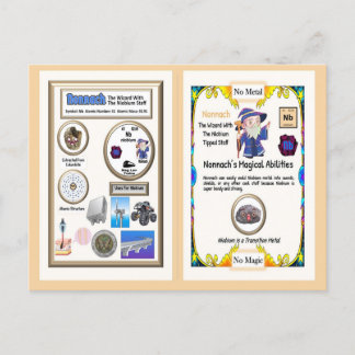 Postal Nonnach - Cartão de Comércio Nióbio