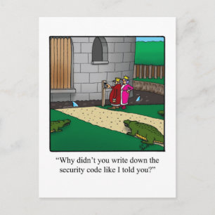 Postal Novo Código de Segurança do Castelo do Cartão Post