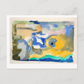 Postal nr 6 da mostra dos cartão da aguarela