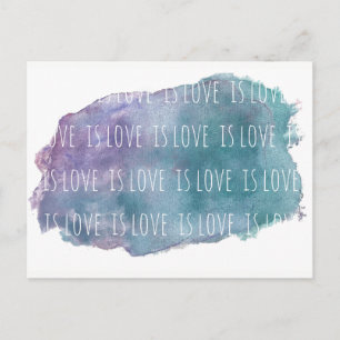 Postal o amor é amor é cartão do amor