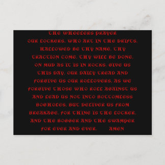 Postal O cartão de posto REYER DOS RODAS