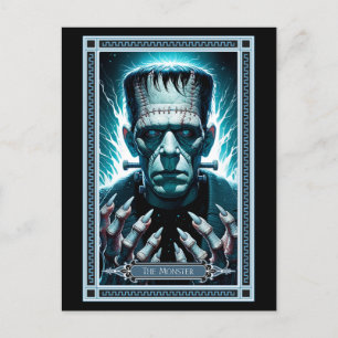 Postal O Cartão de Tarô Monstro do Frankenstein